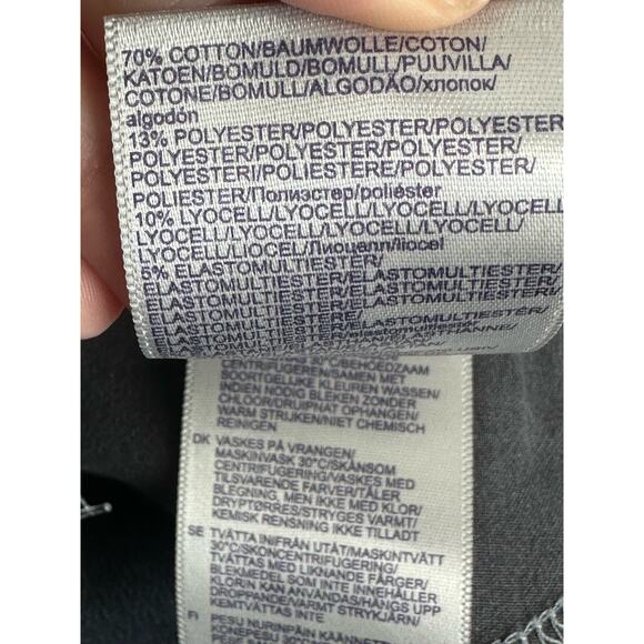 NYDJ Blue Marilyn Straight Lift Tuck Technology side studs detail jeans size 0 - Picture 6 of 11